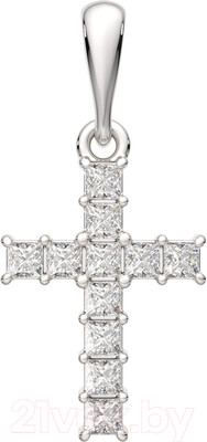 Крестик из серебра ZORKA 0440362.ZZ.REL (с фианитами)