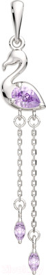 Подвеска из серебра ZORKA 0440385 (с фианитами)