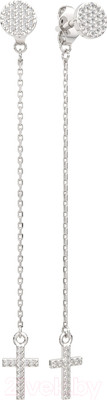 Серьги из серебра ZORKA 03101238.ZZ (с фианитами)