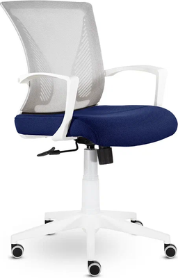 Кресло офисное UTFC Энжел СН-800 (TW-71/Е53-к/серебристый/темно-синий)