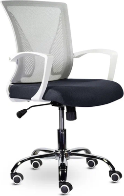 Кресло офисное UTFC Энжел СН-800 (TW-71/Е72-к/серебристый/серый/хром)