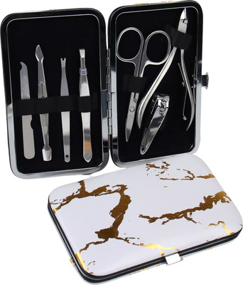 Набор для маникюра Queen Fair 7636626 (серый/золото)