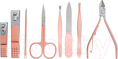 Набор для маникюра Queen Fair 6936228 (бежевый/розовое золото)