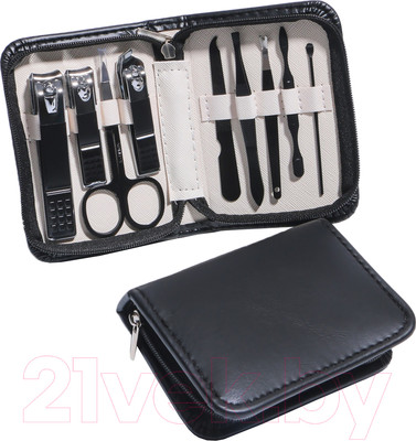 Набор для маникюра Queen Fair 9703798 (черный)