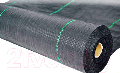 Укрывной материал GreenTerra Агроткань UV 100 г/кв.м 1.1x100м (черный)