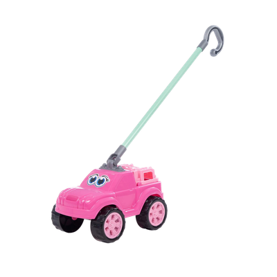 Игрушка-каталка Полесье Боби с ручкой / 75021 (розовый)