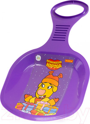 Санки-ледянка Полесье №2 Оранжевая корова / 96517