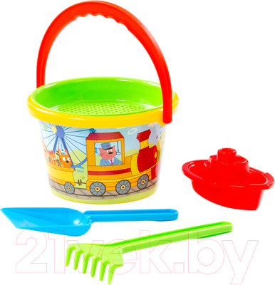 Набор игрушек для песочницы Полесье Три кота / 73669