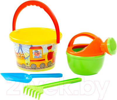 Набор игрушек для песочницы Полесье Три кота / 73676