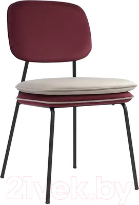 Стул Bergenson Bjorn Pea / BB0000688 (бордовый/бежевый)