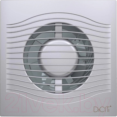 Вентилятор накладной ERA Slim D100 4C (Gray Metal)