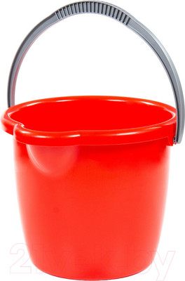 Ведро Полесье №10 / 04793 (12л, красный)