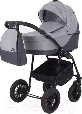 Детская универсальная коляска Rant Siena New / 02 (темно-серый/светло-серый)