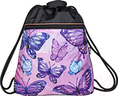 Мешок для обуви STG FB-005 / Х113272 (черный/фиолетовый)