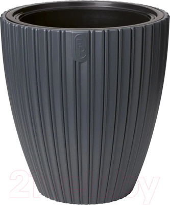 Кашпо Formplastic Mika / FP-5090-014 (антрацит)