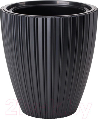 Кашпо Formplastic Mika / FP-5090-084 (глубокий черный)