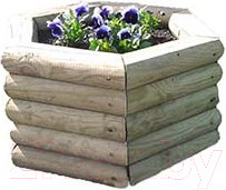 Грядка модульная Массив-Древ D8 6-5-0 D 520x600x300 (с дном)