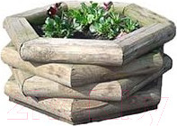 Грядка модульная Массив-Древ D8 6-4-1 D 600x600x240 (с дном)