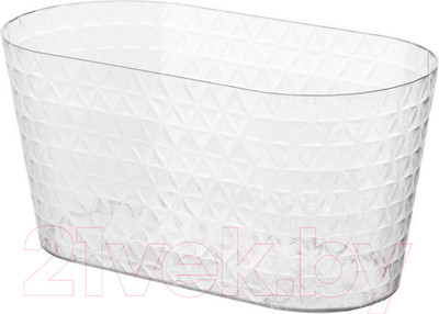 Кашпо Formplastic Diament Petit / FP-3797-T00 (прозрачный)