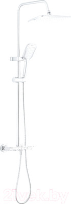 Душевая система со смесителем Ekko E2502-8 (белый матовый)