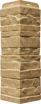 Угол для фасадной панели Docke Lux Rocky (арахис)