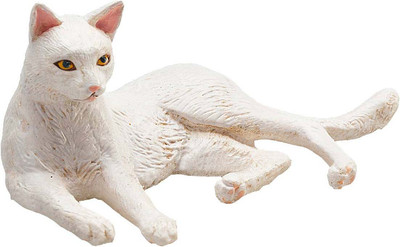 Фигурка коллекционная Konik Кошка / AMF1092 (белый)