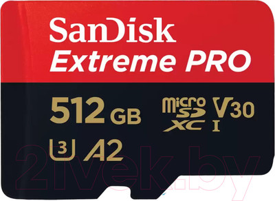 Карта памяти SanDisk Micro SDXC 512GB UHS-1 (SDSQXCD-512G-GN6MA)