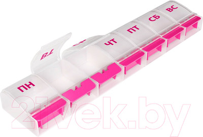 Таблетница Daswerk Maxi для лекарств и витаминов 7 дней / 1 прием / 631024