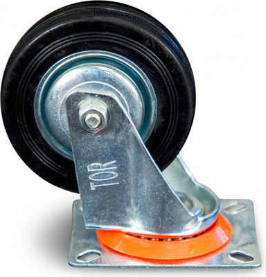 Колесо для тележки складской TOR Поворотное SC 42 100мм (N) / 1024175
