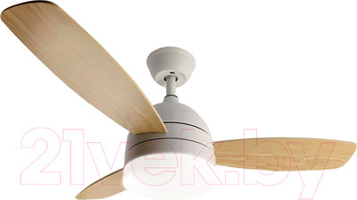 Вентилятор Estares Fan Wood 48W+18W R-APP-1060x390-WHITE/WOOD/WHITE-220-IP20
