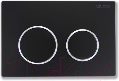 Кнопка для инсталляции Aquatek Small TDI-0000003 (черный матовый)