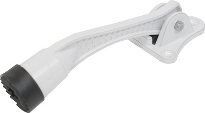 Ограничитель дверной Аллюр КН-130 РУ Козья ножка (белый)