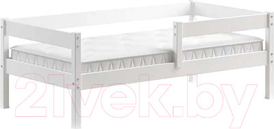 Кровать-тахта детская Домаклево Пони 80x160 (сосна/белый)