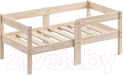 Кровать-тахта детская Домаклево Легос компакт 70x140 (натуральный)