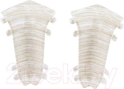 Уголок для плинтуса Ideal Классик 252 Ясень белый (5.5см, 2шт, внутренний, флоупак)