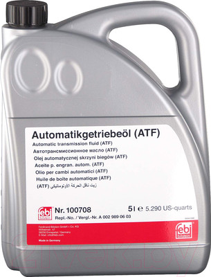 Трансмиссионное масло Febi Bilstein 100708 (5л)
