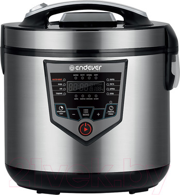Мультиварка Endever Vita-124 (черный/стально)