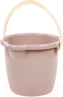 Ведро Полесье №10 / 04809 (12л, темно-кремовый)