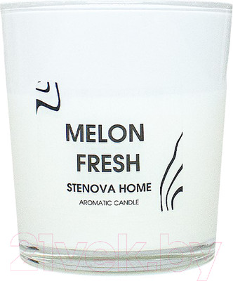 Свеча Stenova Home Melon Fresh ароматическая / 812102