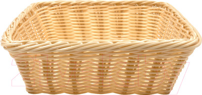 Корзина для хранения Handy Home Полиротанг 240x240x75 / Zong-17 (светло-бежевый)