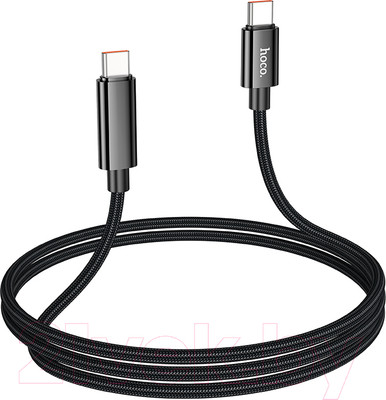 Кабель Hoco U125 Type-C to Type-C (1.2м, черный)
