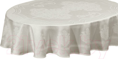 Скатерть DO&CO Brulla 160x220 / 10668 (кремовый)