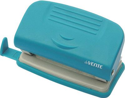 Дырокол deVente Neon / 4020324 (неоновый голубой)