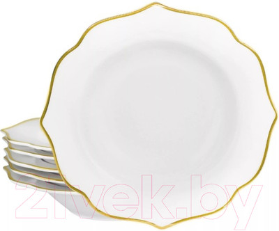 Набор тарелок Lenardi Magnolia Gold 205-578 (6шт)