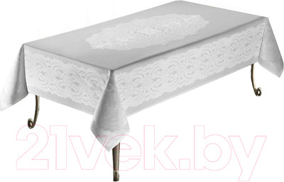 Скатерть DO&CO Bulut 160x220 / 11664 (белый)