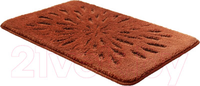 Коврик для ванной Shahintex РР Lux 60x100 / 450219 (кирпичный 51)