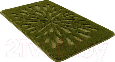 Коврик для ванной Shahintex РР Lux 60x100 / 450271 (зеленый 52)