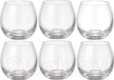 Набор стаканов Bohemia Пион 25039/290 (6шт)