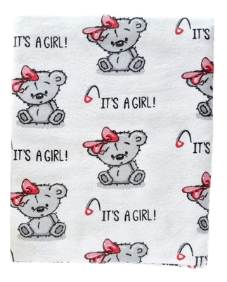 Пеленка детская Sofi Девочка Медвежонок / 22088