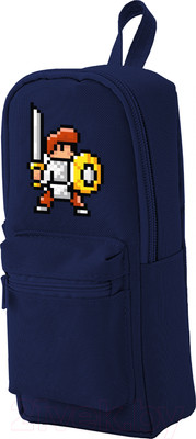 Пенал Schoolformat Мир пикселей / ПВ-МП (сиреневый)